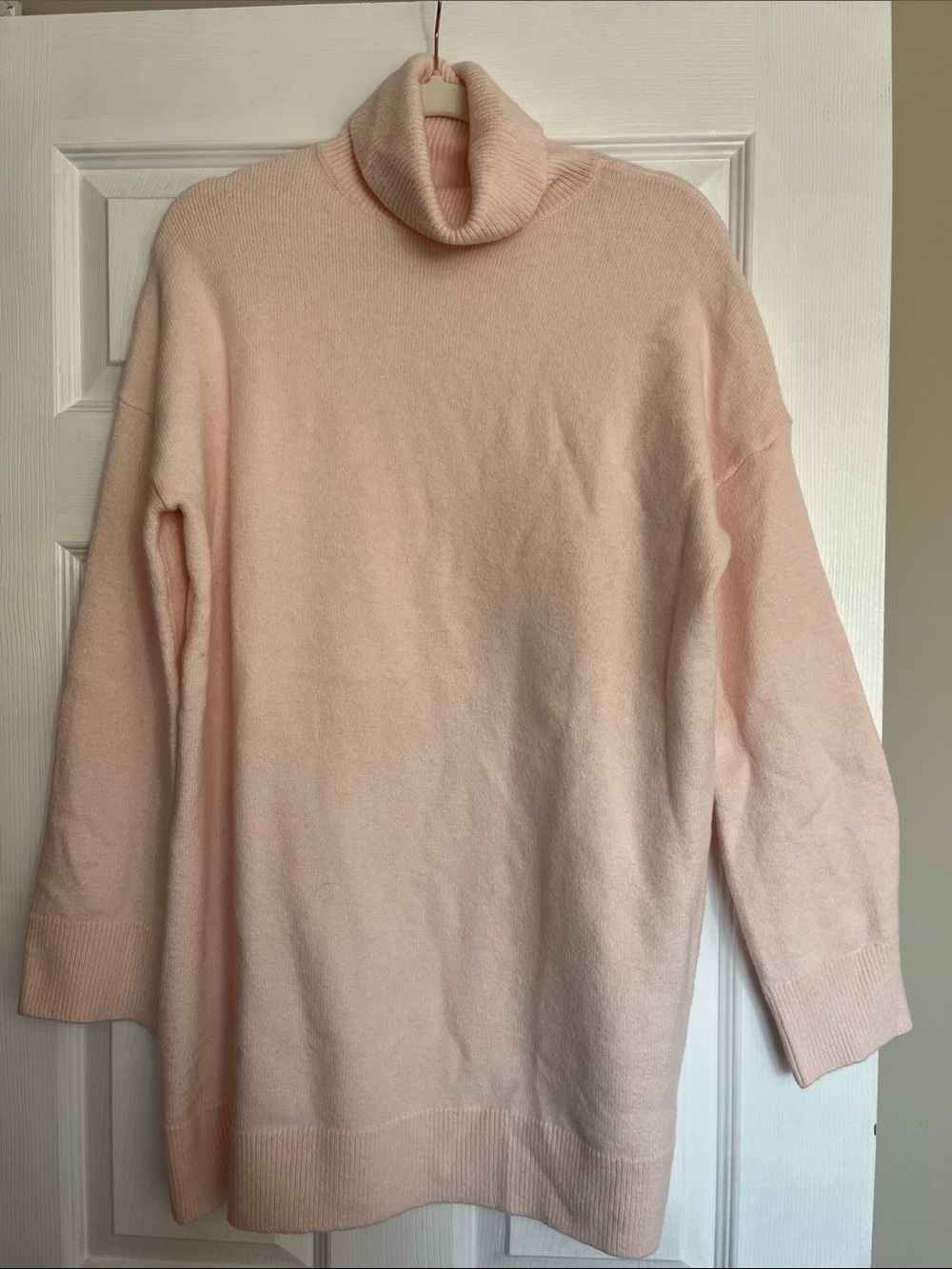 twik Blush Pink Cowl Neck Sweater Tunic